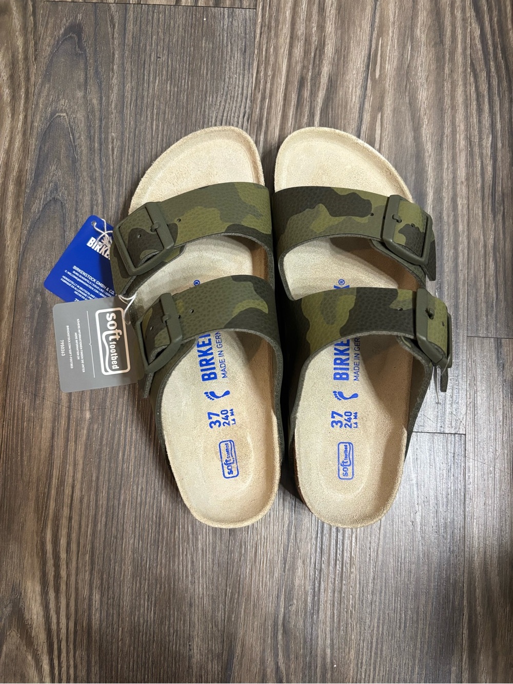 Birkenstock Arizona Soft Footbed - Desert Soil Camo Green